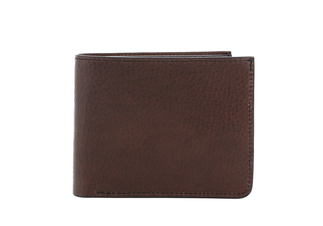 Bifold Wallet - Brown - Oiled Leather