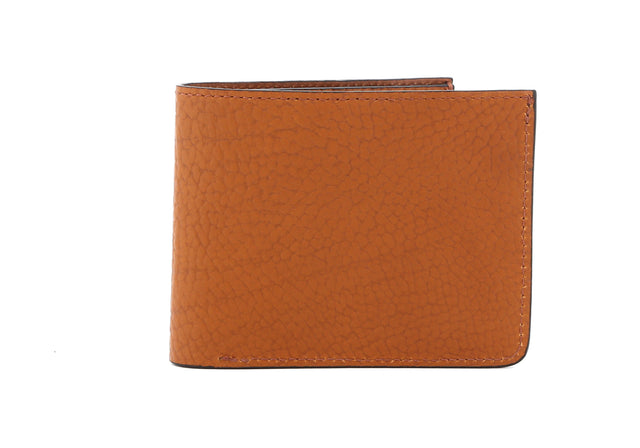 Bifold Wallet - Roasted Peacan - Pebbled Leather