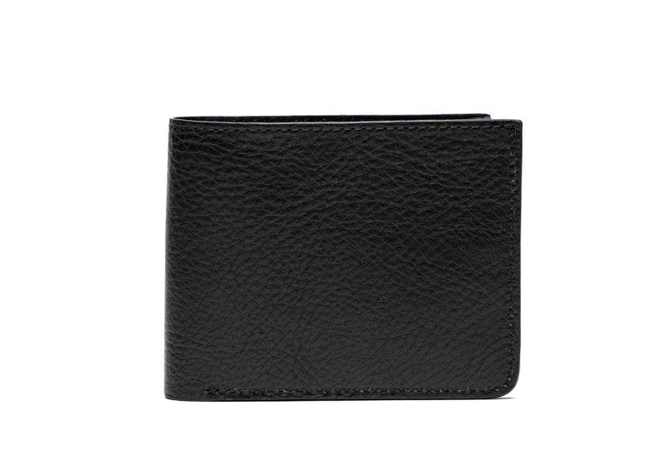 Bifold Wallet Pebbled Leather