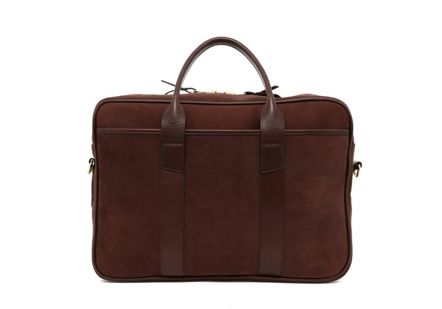 Commuter Briefcase - Smooth Coffee Bean - Nubuck