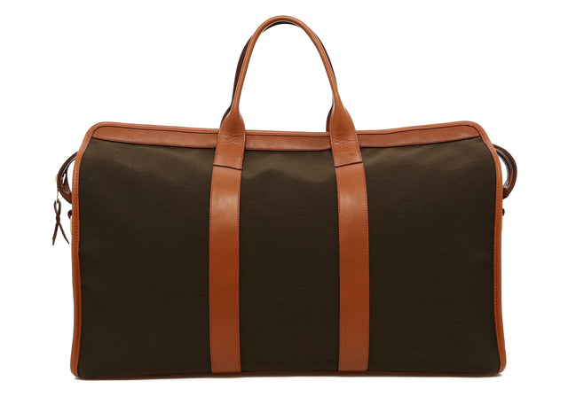 Compass Duffle - Olive/Cognac Trim - Olive Interior