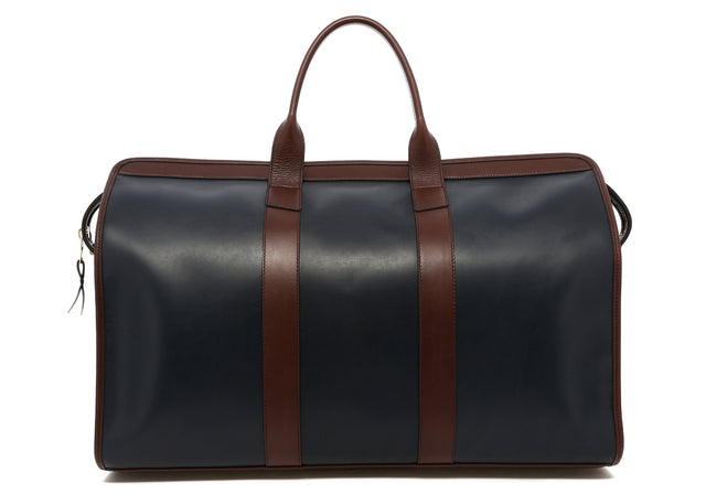 Compass Duffle - Smooth Navy Calf/Chocolate Trim