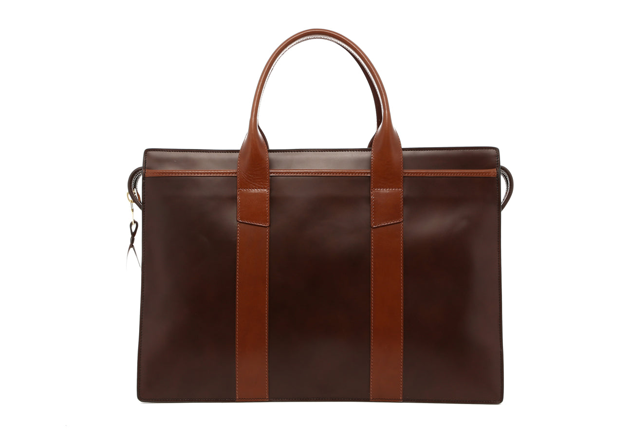 Double Zip-Top - Fudgesickle/Caramel - Smooth Leather
