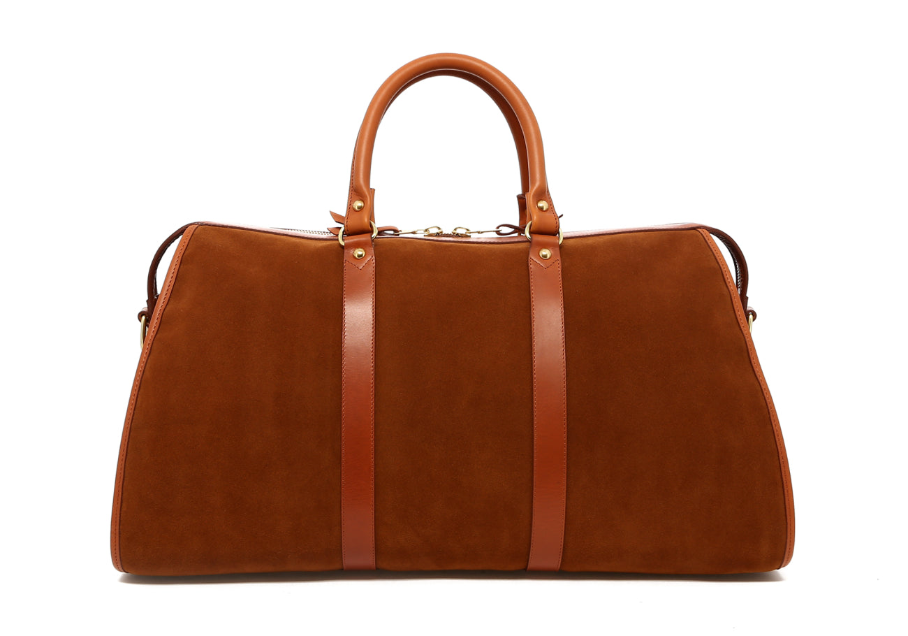 Hampton Duffle - Golden Oak/Cognac - Suede - Lined