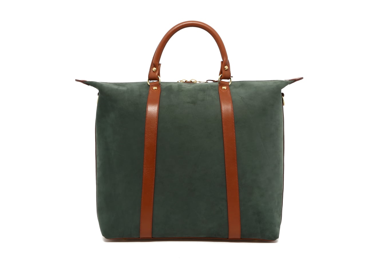 Hampton Tote Smoke Pine/Cognac - Nubuck