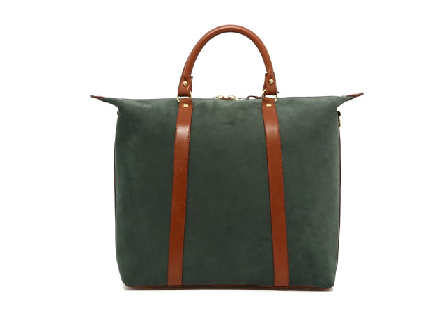 Hampton Tote Smoke Pine/Cognac - Nubuck