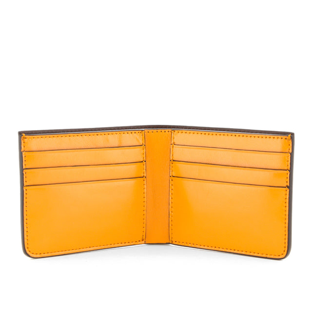 Bifold Wallet - Beeswax/Chocolate Interior - Calf