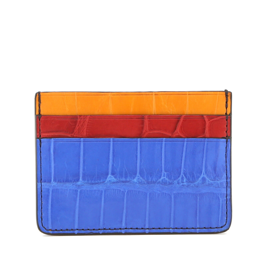 Double Card Case Mod Candy Red Buttercup Alligator