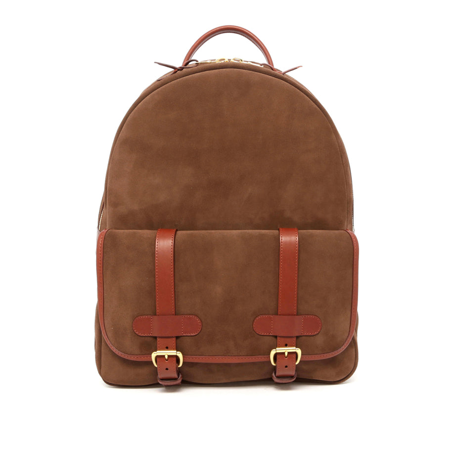 Hampton Backpack Cub Suede Chestnut Tumbled
