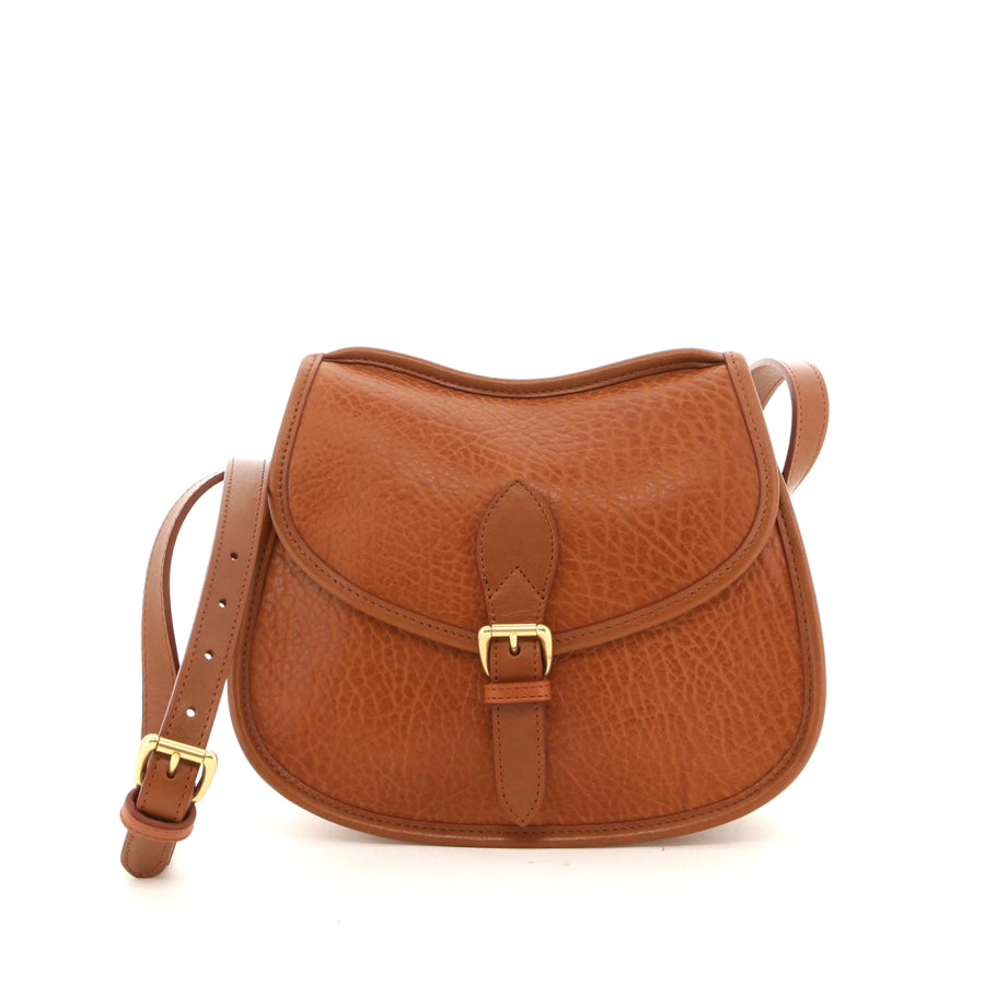 Rider Shoulder Bag Cashew Bison Tumbled