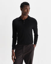 Oban Worsted Wool Knitted Polo