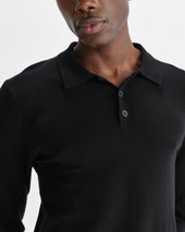 Oban Worsted Wool Knitted Polo