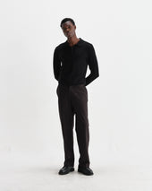 Oban Worsted Wool Knitted Polo
