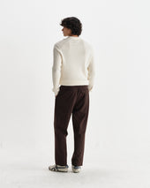 Oban Diamond Stripe Knitted Polo