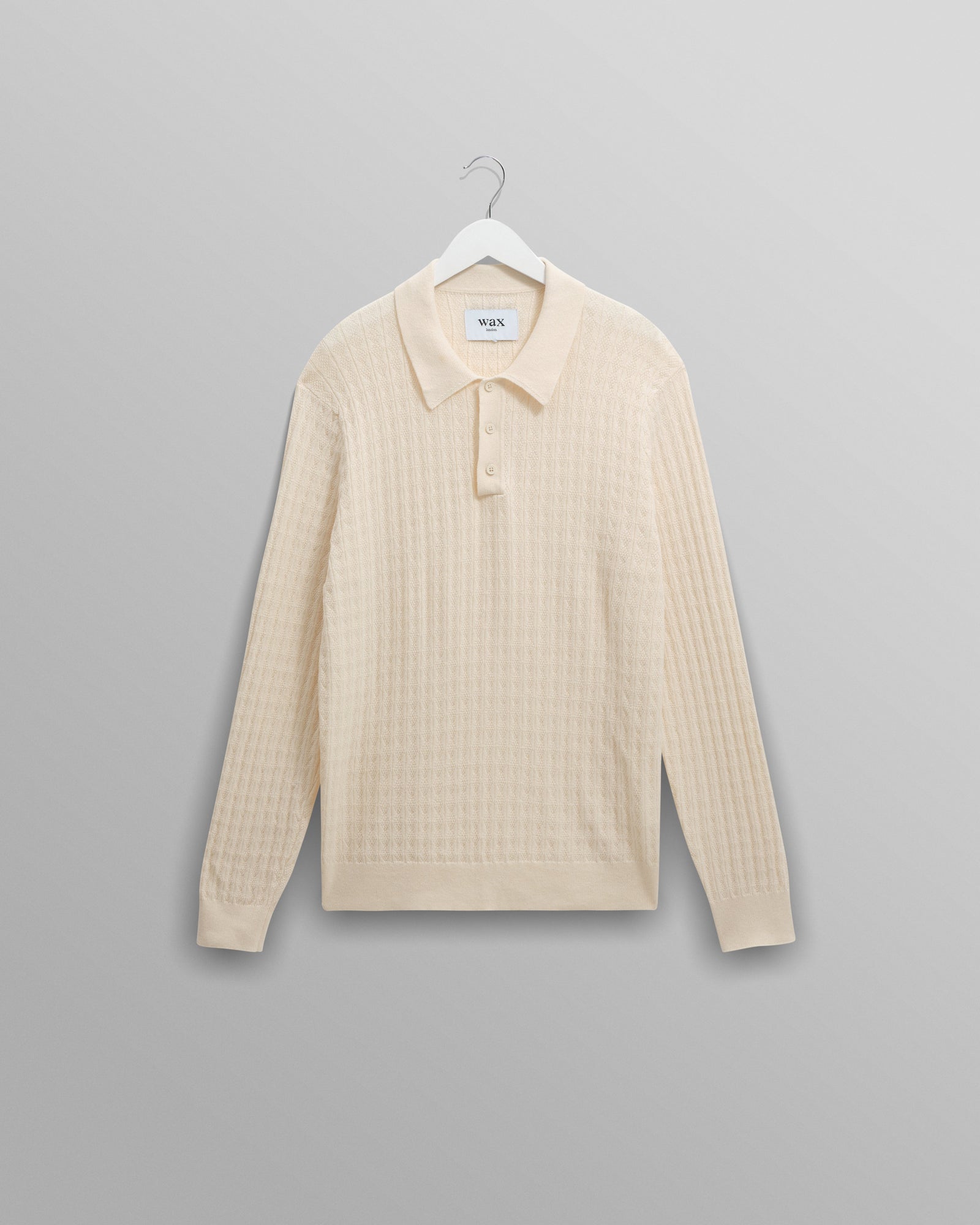 Oban Diamond Stripe Knitted Polo