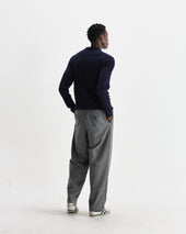 Oban Diamond Stripe Knitted Polo
