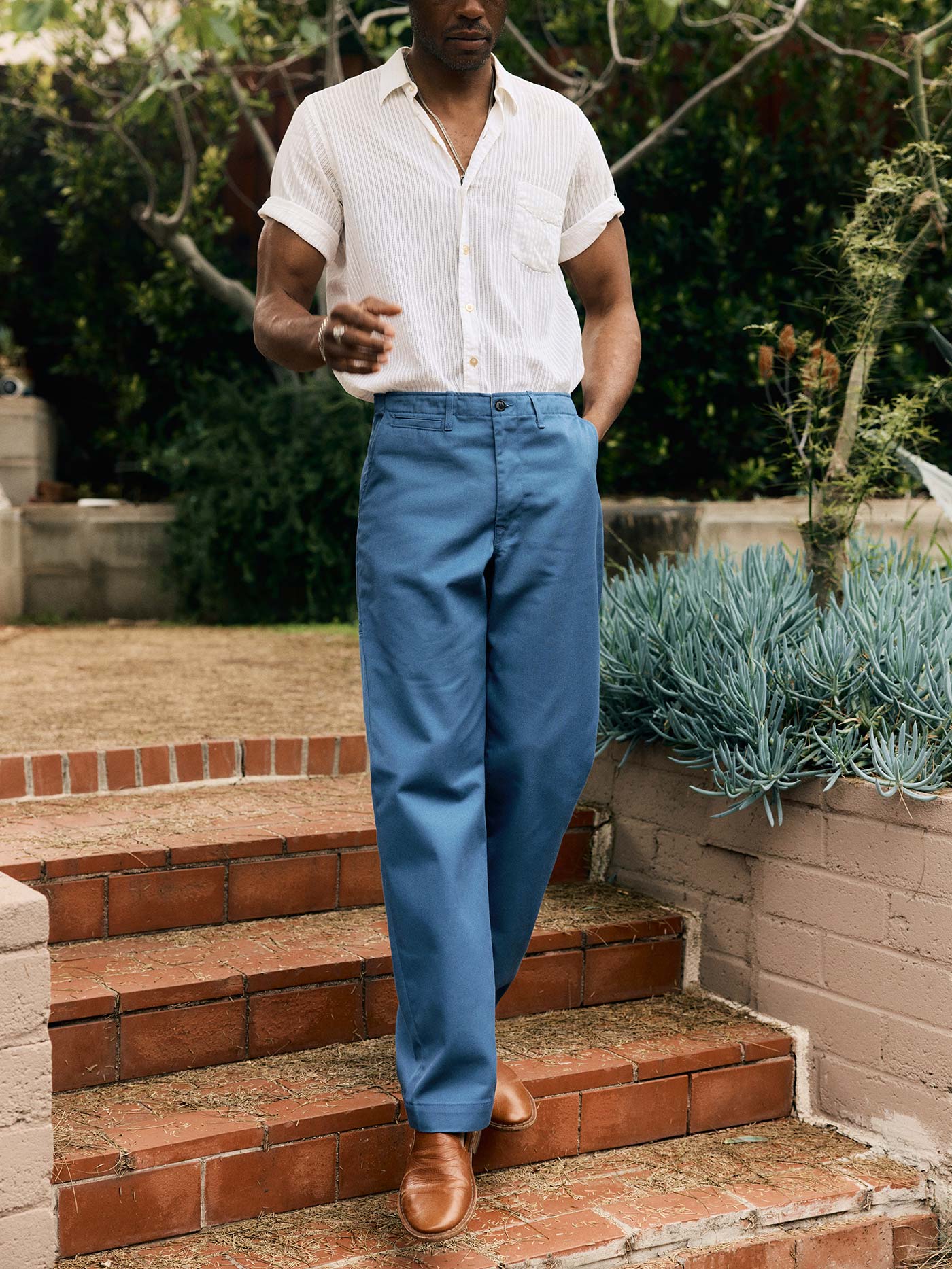Oceanside Relaxed Pant In Postman