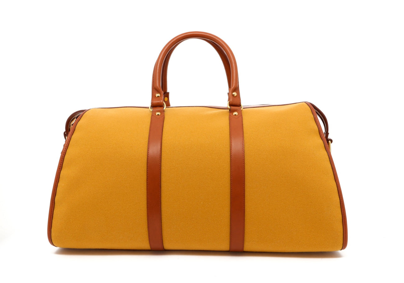 Hampton Duffle Ochre Felt Leather Trim