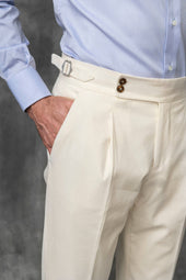 Cotton Soragna Trousers Made In Italy