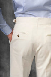 Cotton Soragna Trousers Made In Italy
