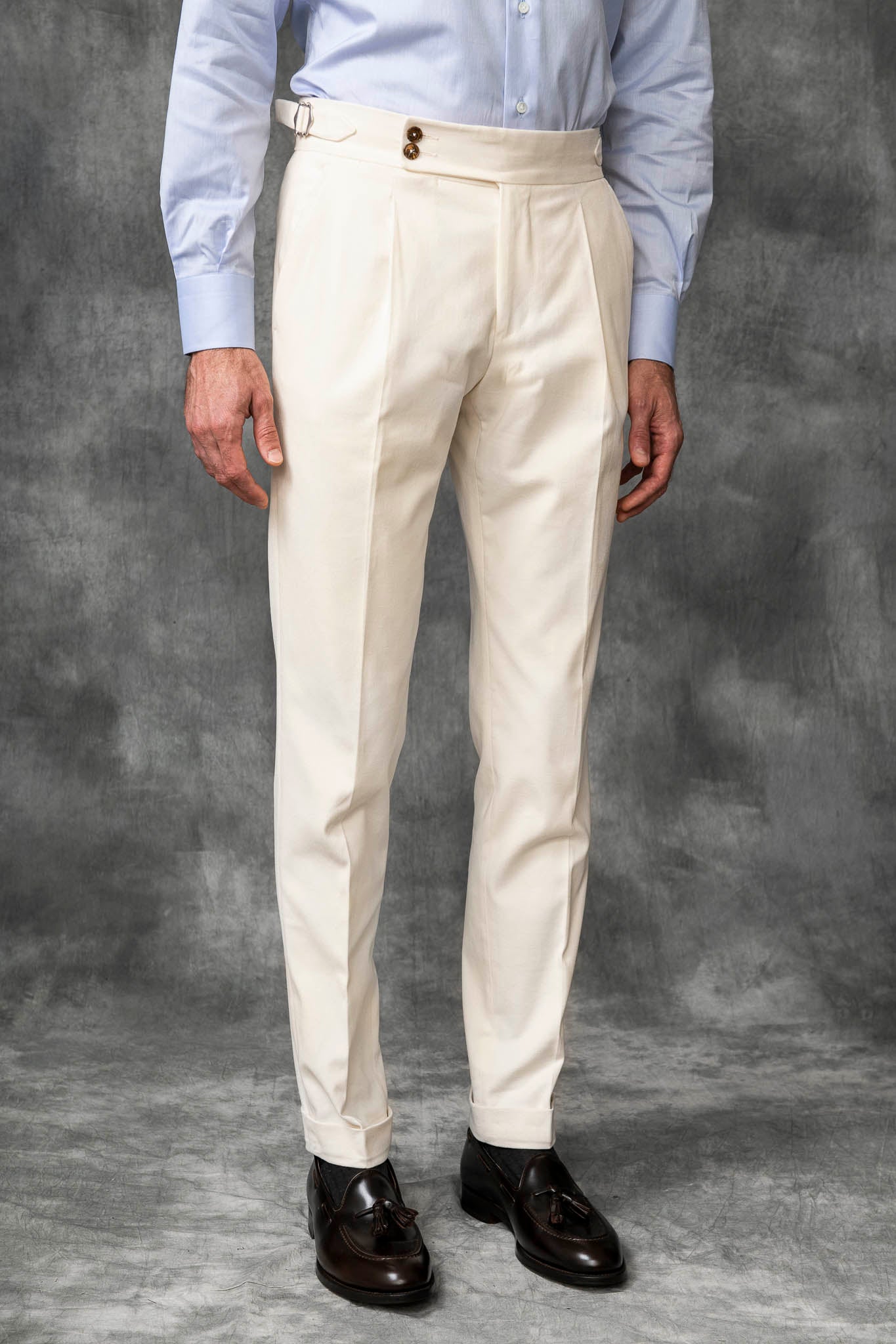Cotton Soragna Trousers Made In Italy