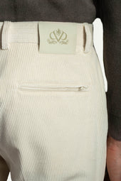 Corduroy Sirmione Trousers Made In Italy