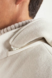 Off White Hooded Bomber Made In Italy