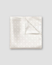 Off White Double-E Silk Pocket Square