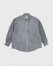 Office Shirt, Damaged Blue