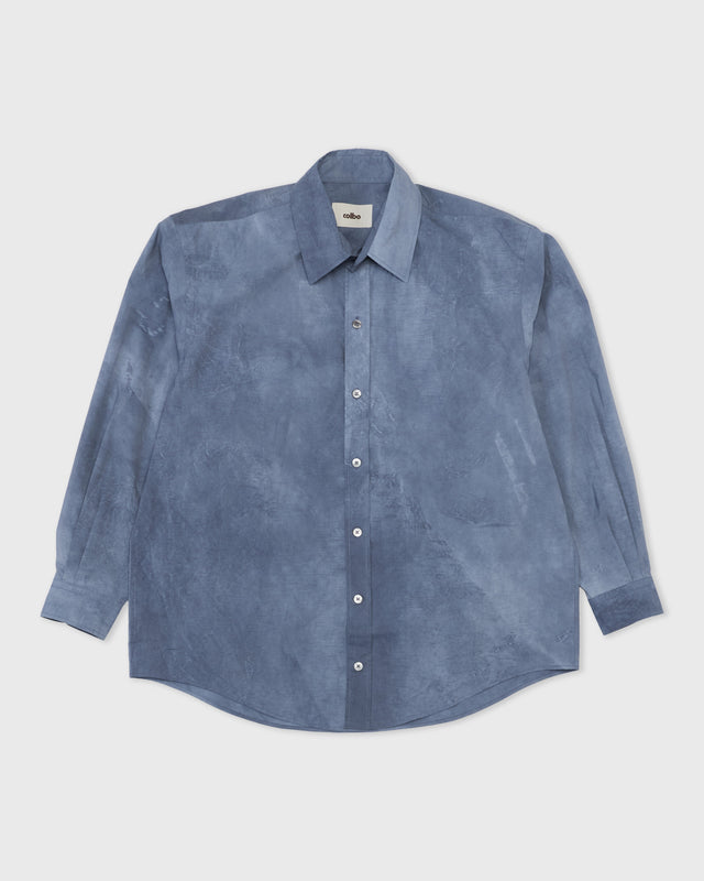 Office Shirt, Washed Blue