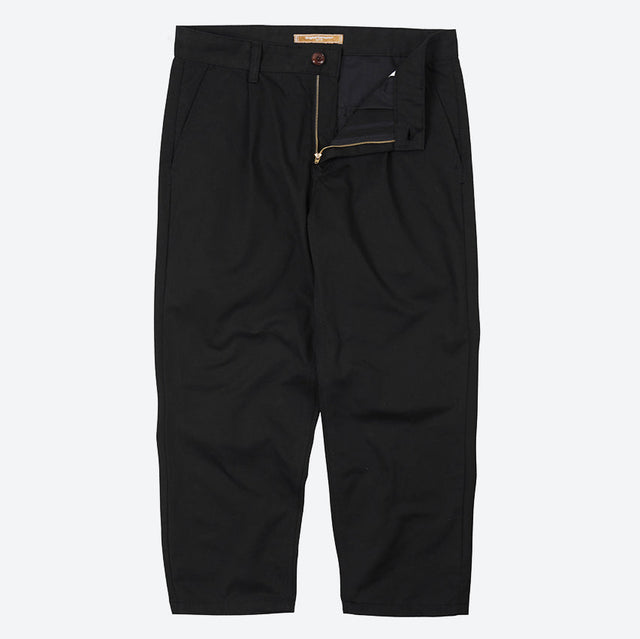 OG HAWORTH ONE TUCK PANTS - BLACK