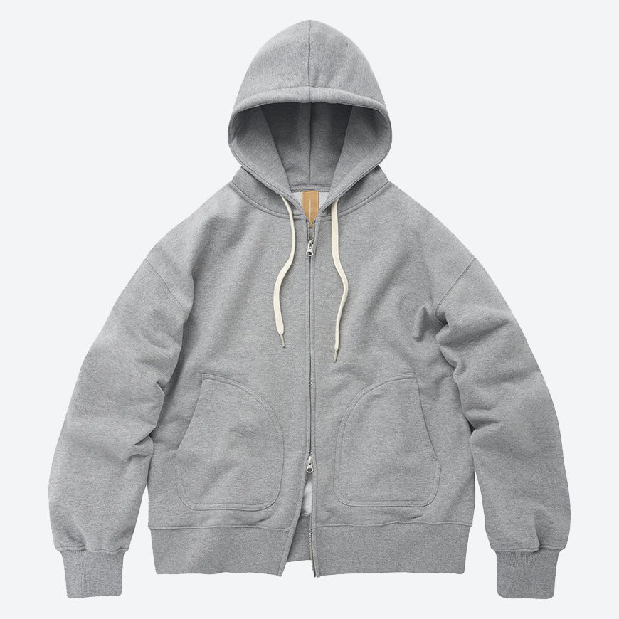 Og Heavyweight Hood Zipup Parka Gray