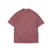 OG PIGMENT DYEING HALF TEE - PINK