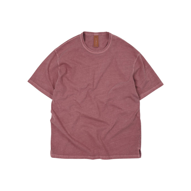 OG PIGMENT DYEING HALF TEE - PINK