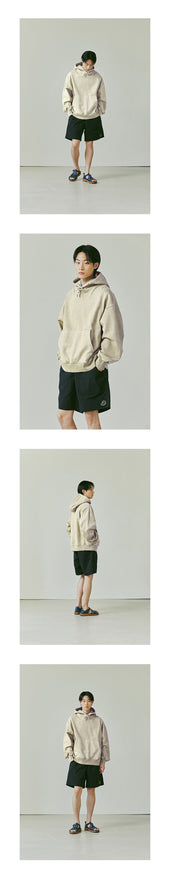 Og Pigment Dyeing Hoodie Beige