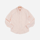 OG STRIPED OXFORD OVERSIZED SHIRT - ORANGE