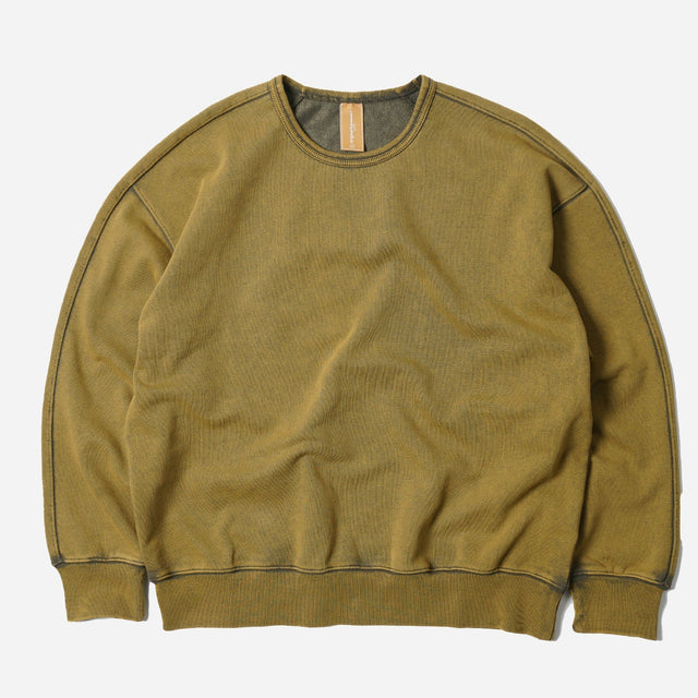 OG VINTAGE DYEING SWEATSHIRT - OLIVE