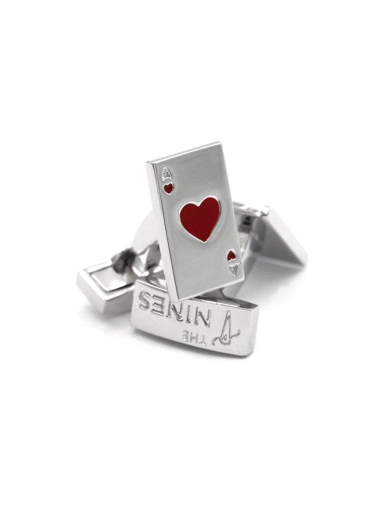 Oklahoma Heart Ace Cufflinks