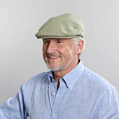 Linen Flat Cap