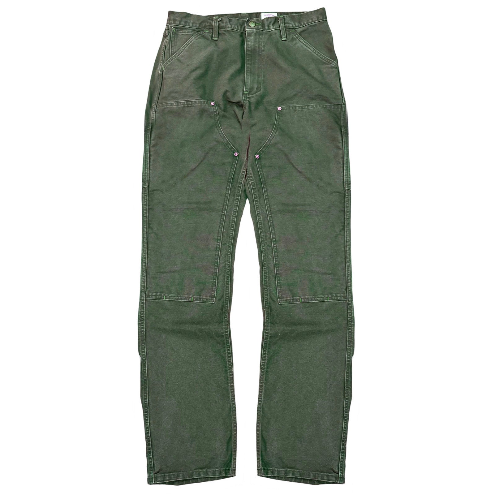 Vintage Washed Double Knee Work Uniform Chinos