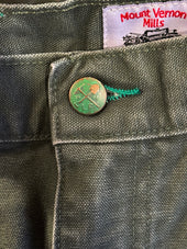 Vintage Washed Double Knee Work Uniform Chinos