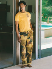 Oliver Military Trouser In Painted Camo