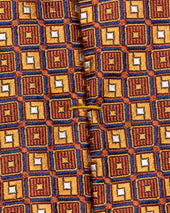 Geometric Silk Tie