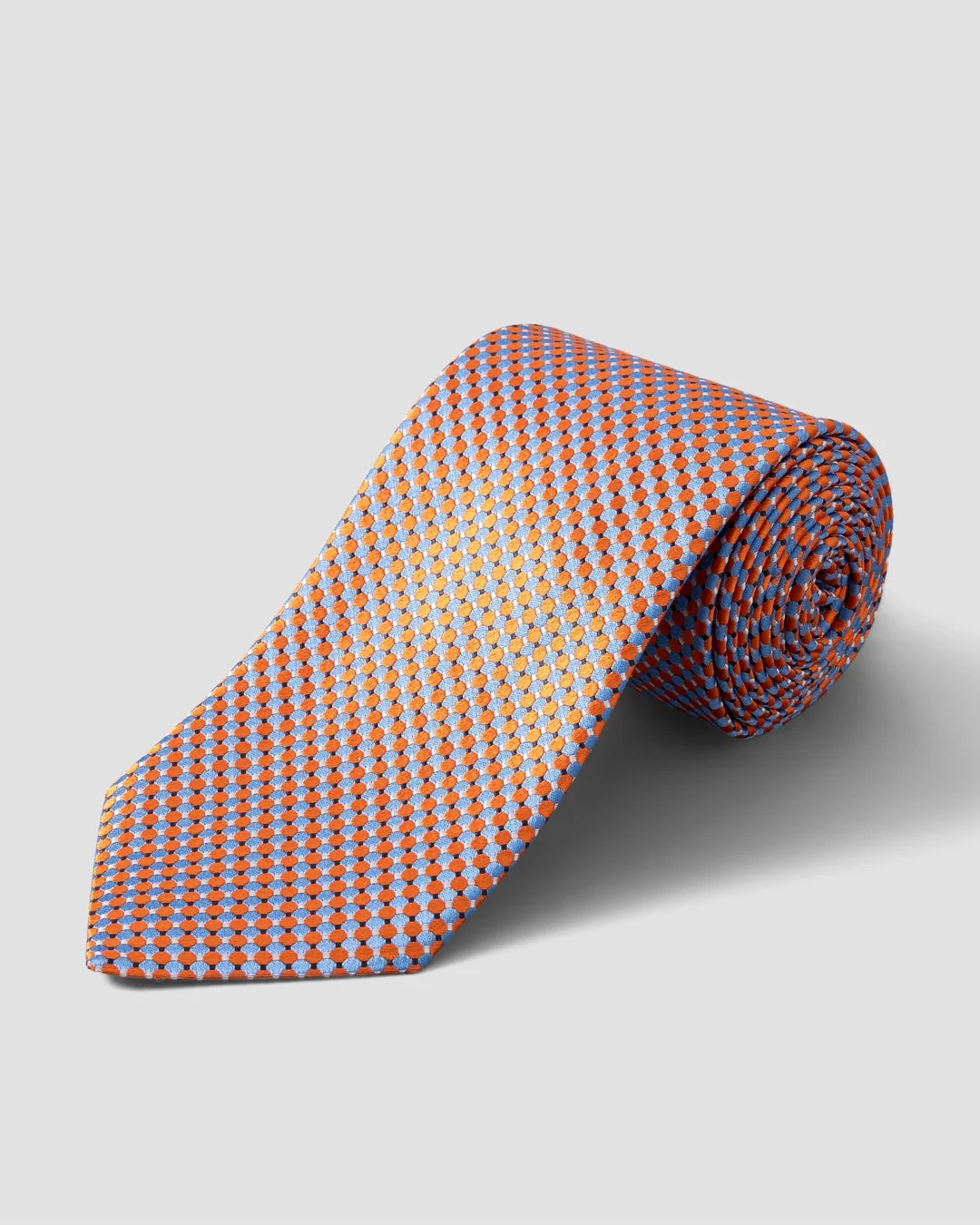 Geometric Silk Tie Eton