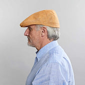 Linen Flat Cap