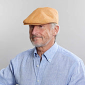 Linen Flat Cap