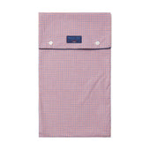 Navy Graph Overcheck Cotton Pyjamas With Navy Piping
