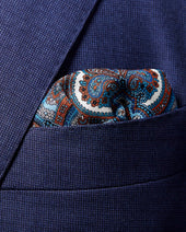 Paisley Print Pocket Square