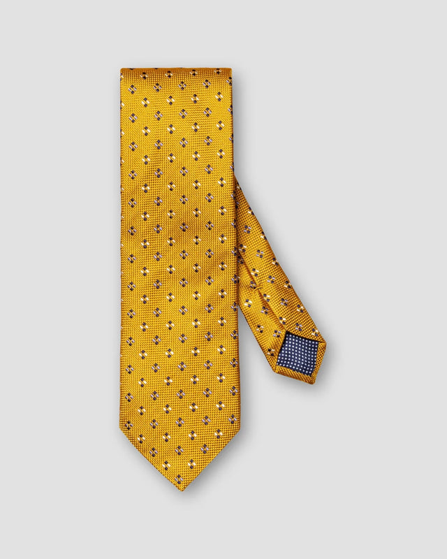 Orange Silk Tie —Panama Ground