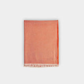 Orange Silk & Cashmere Stole